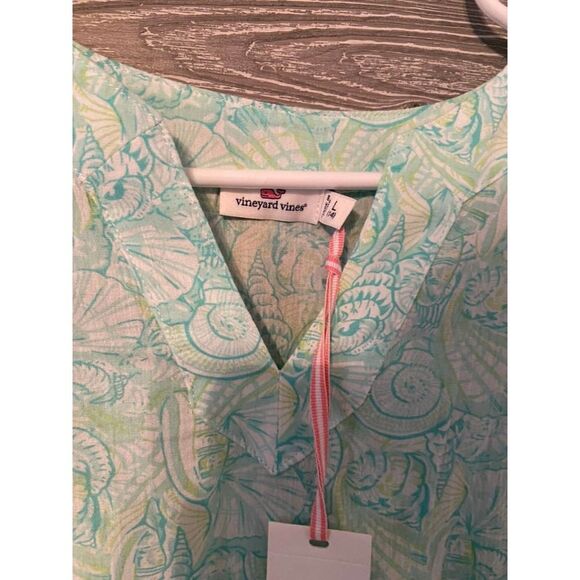 Vineyard Vines pigment fish print tunic size youth large - Picture 2 of 4